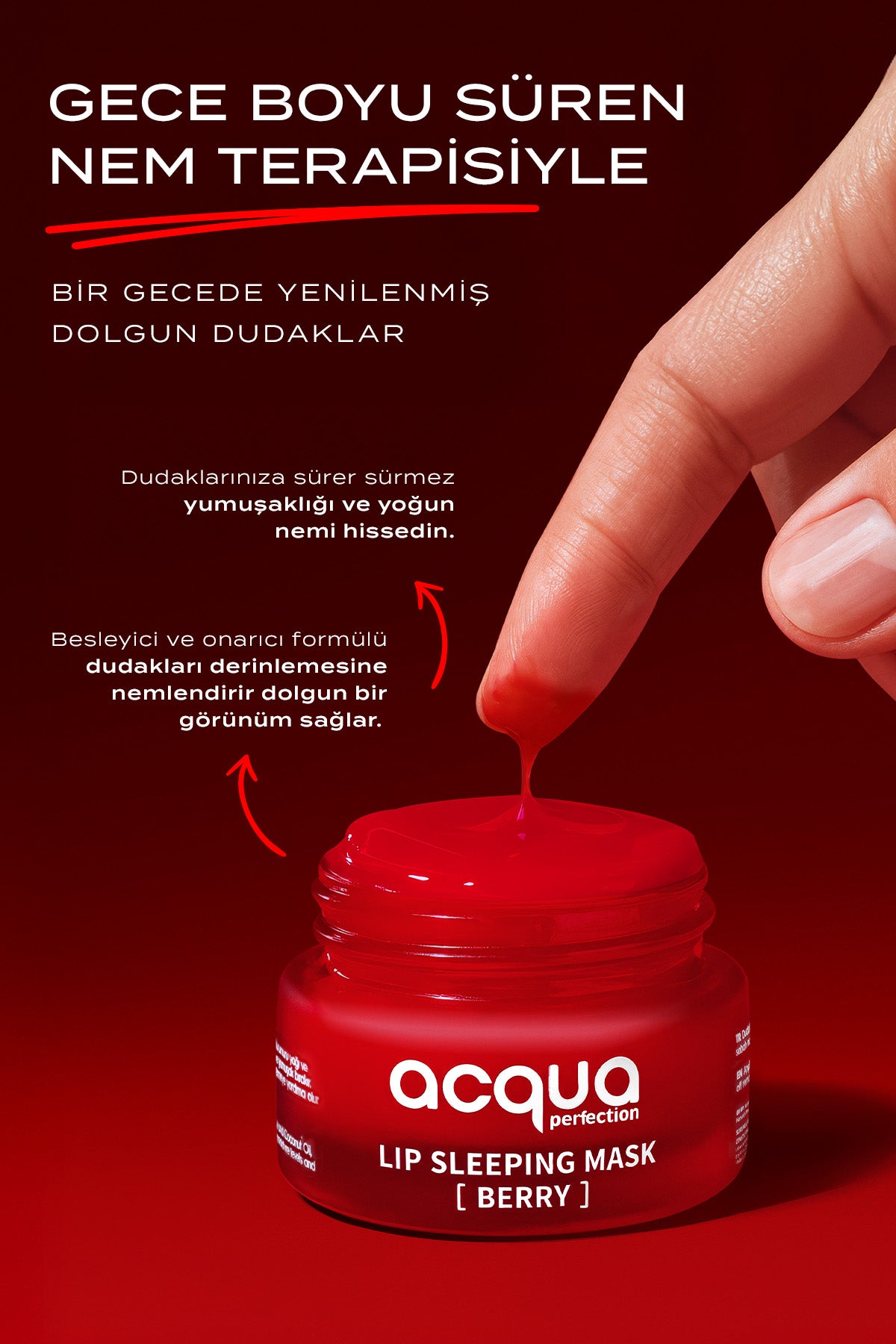 Lip Sleeping Mask Berry | Repairing &amp; Revitalizing Lip Mask