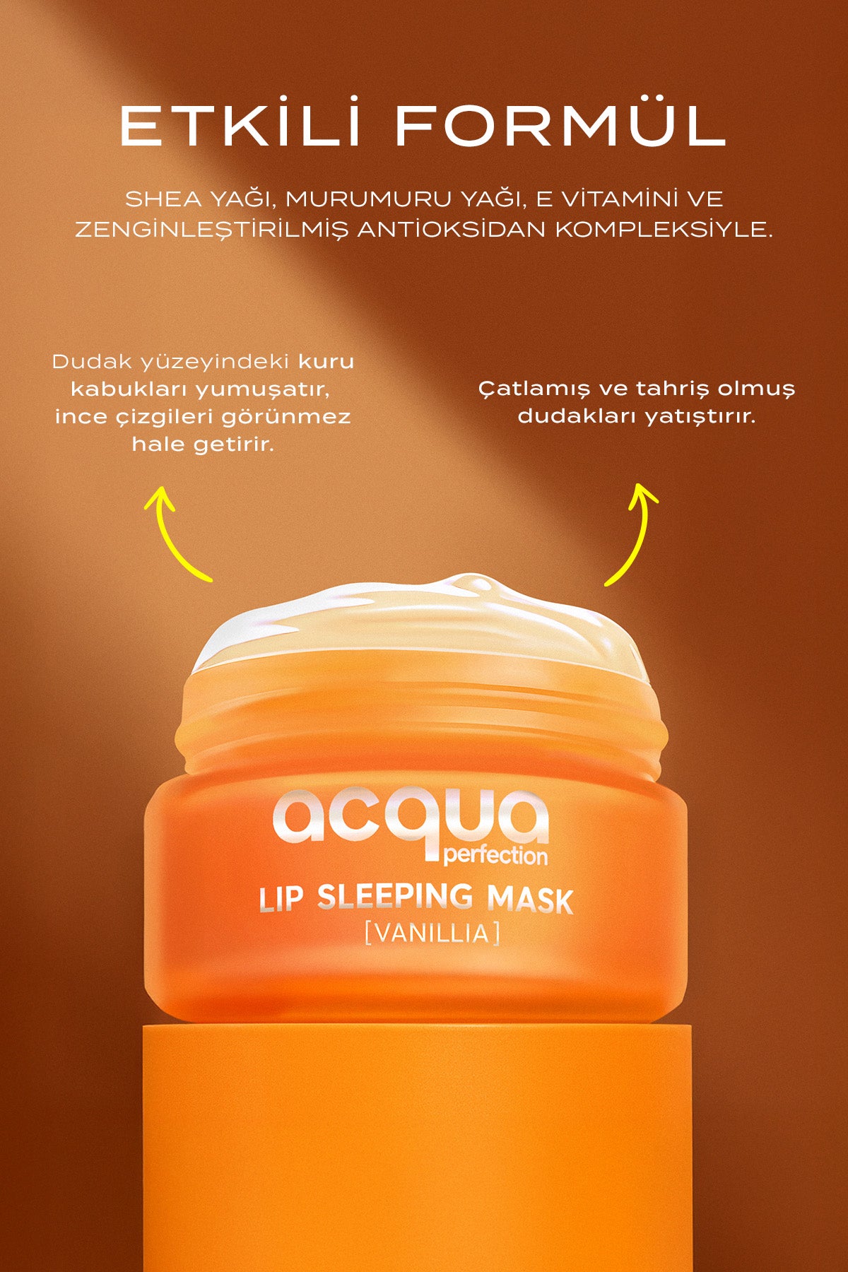 Lip Sleeping Mask Vanilla | Onarıcı & Canlandırıcı Dudak Maskesi |