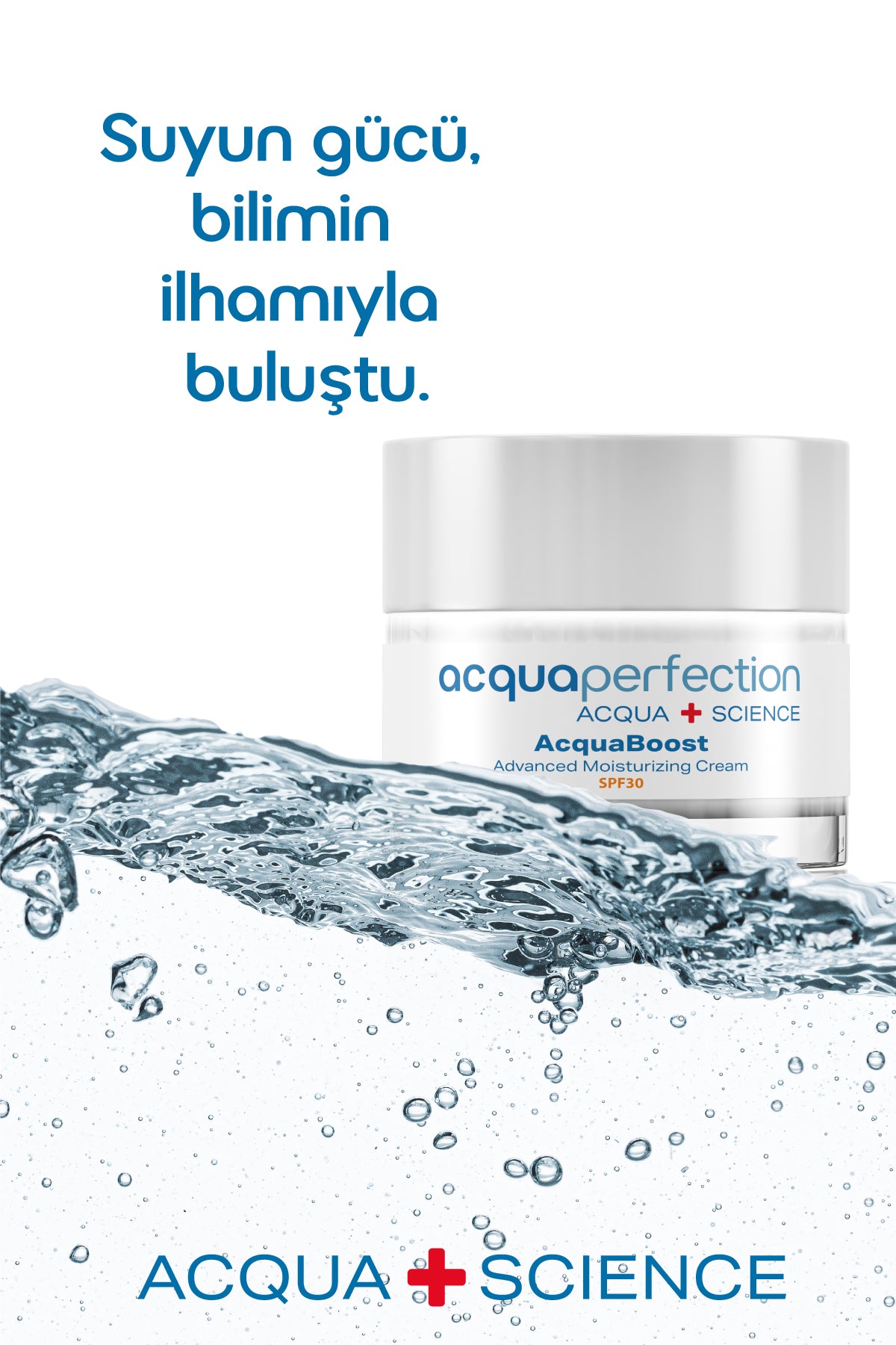 Acquaboost Yoğun Nemlendirici & Uva-uvb Korumalı Yüz Kremi 50 ml