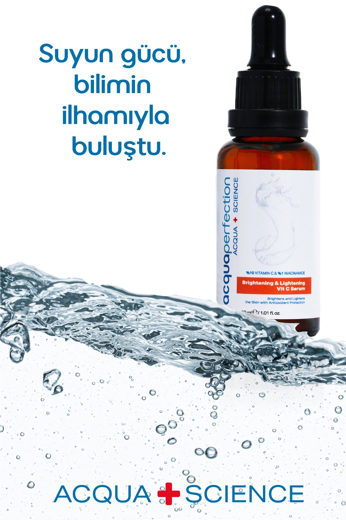 Aydınlatıcı ve Renk Tonu Eşitleyici C Vitamini Serum 30 ml