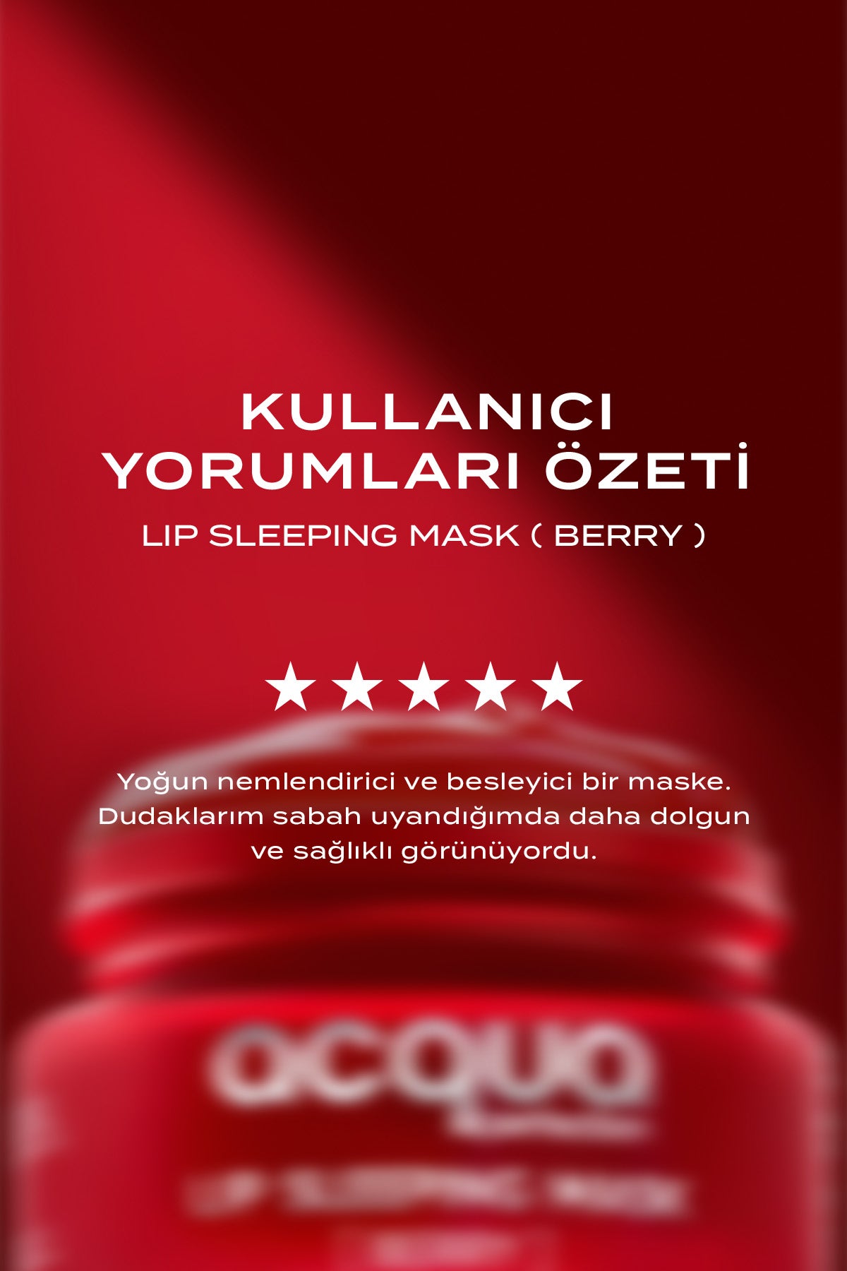 Lip Sleeping Mask Berry | Repairing &amp; Revitalizing Lip Mask