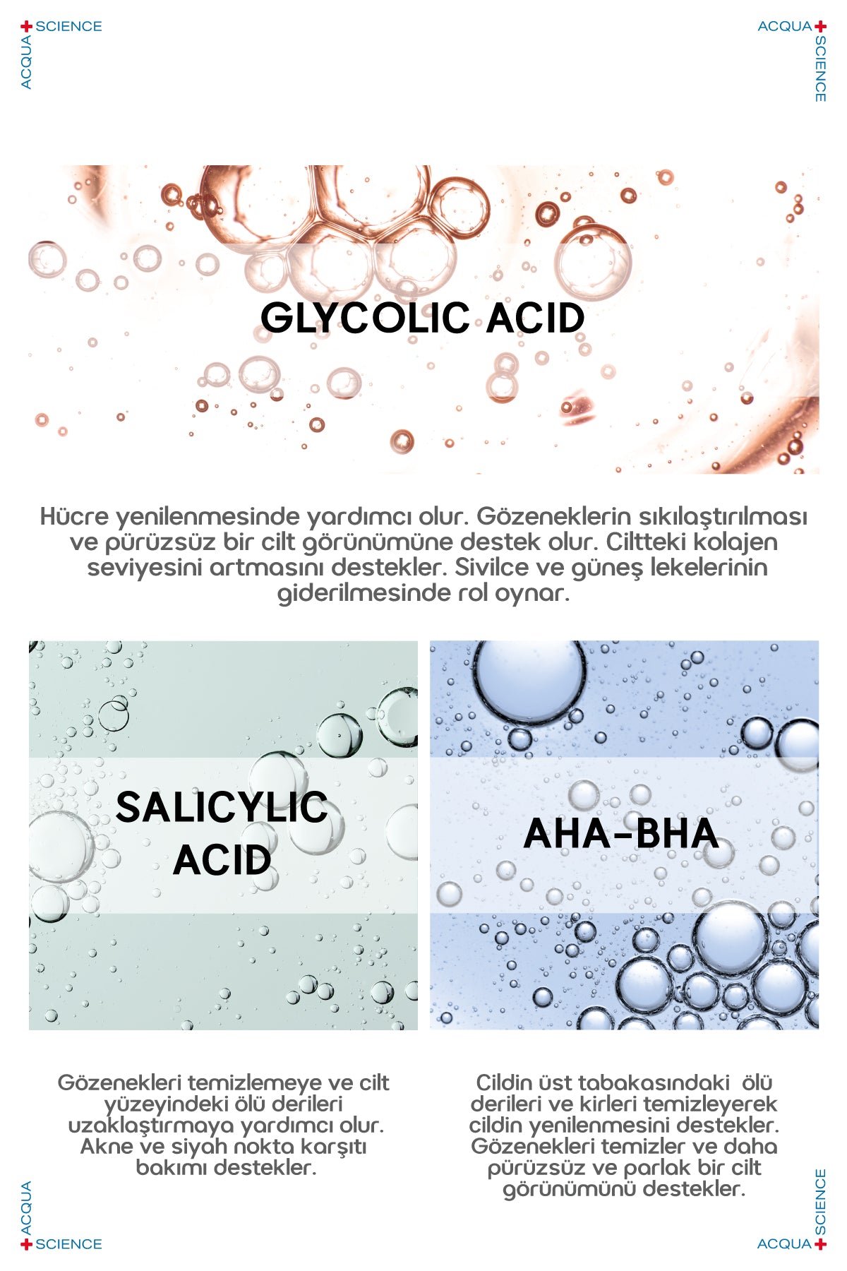 Sivilice Siyah Nokta ve Leke Karşıtı Gözenek Sıkılaştırıcı %5 Glikolik ve Salisilik Asit Tonik 200ml