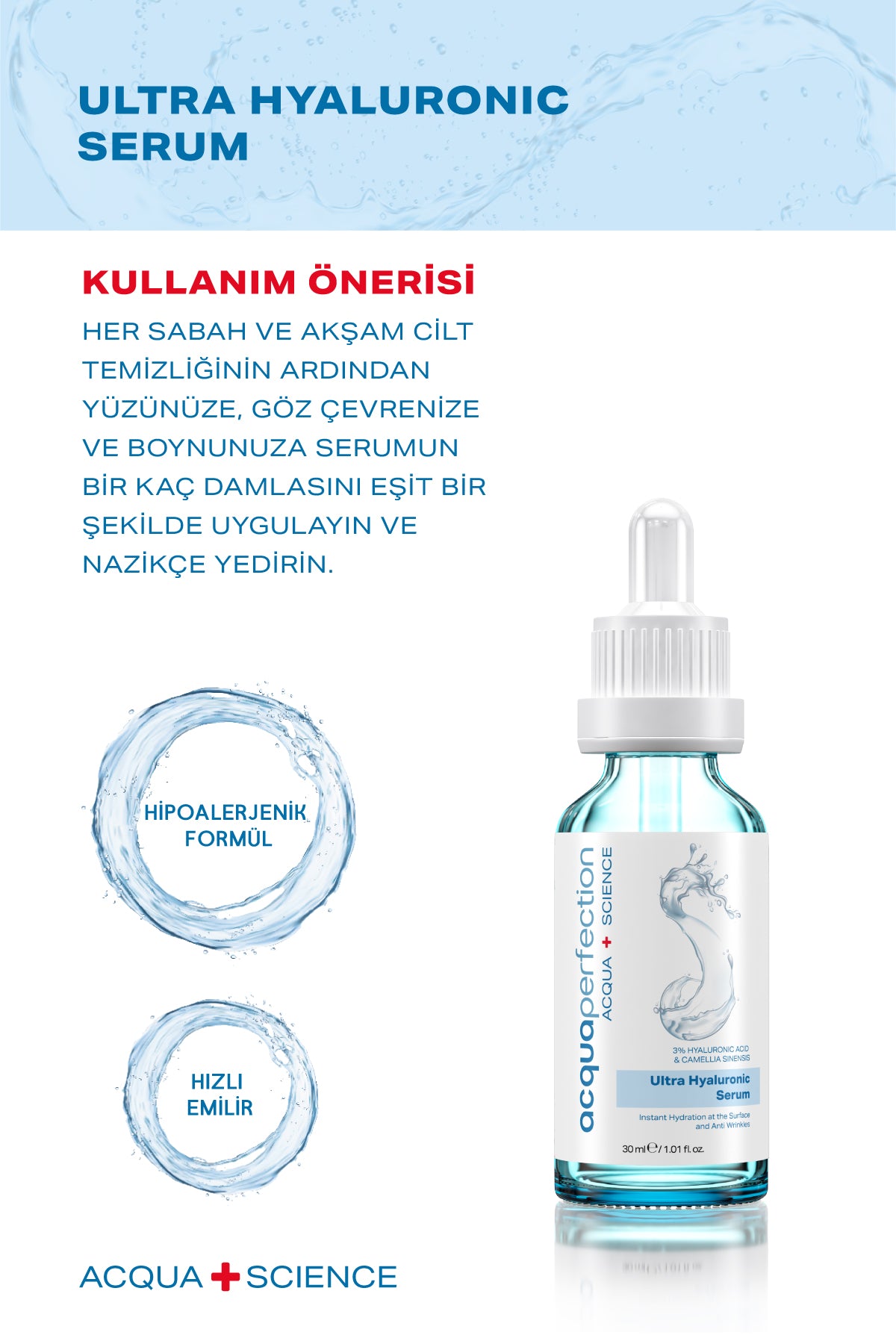 Ultra Hyaluronic Intensive Moisturizing Hyaluronic Serum 30 ml
