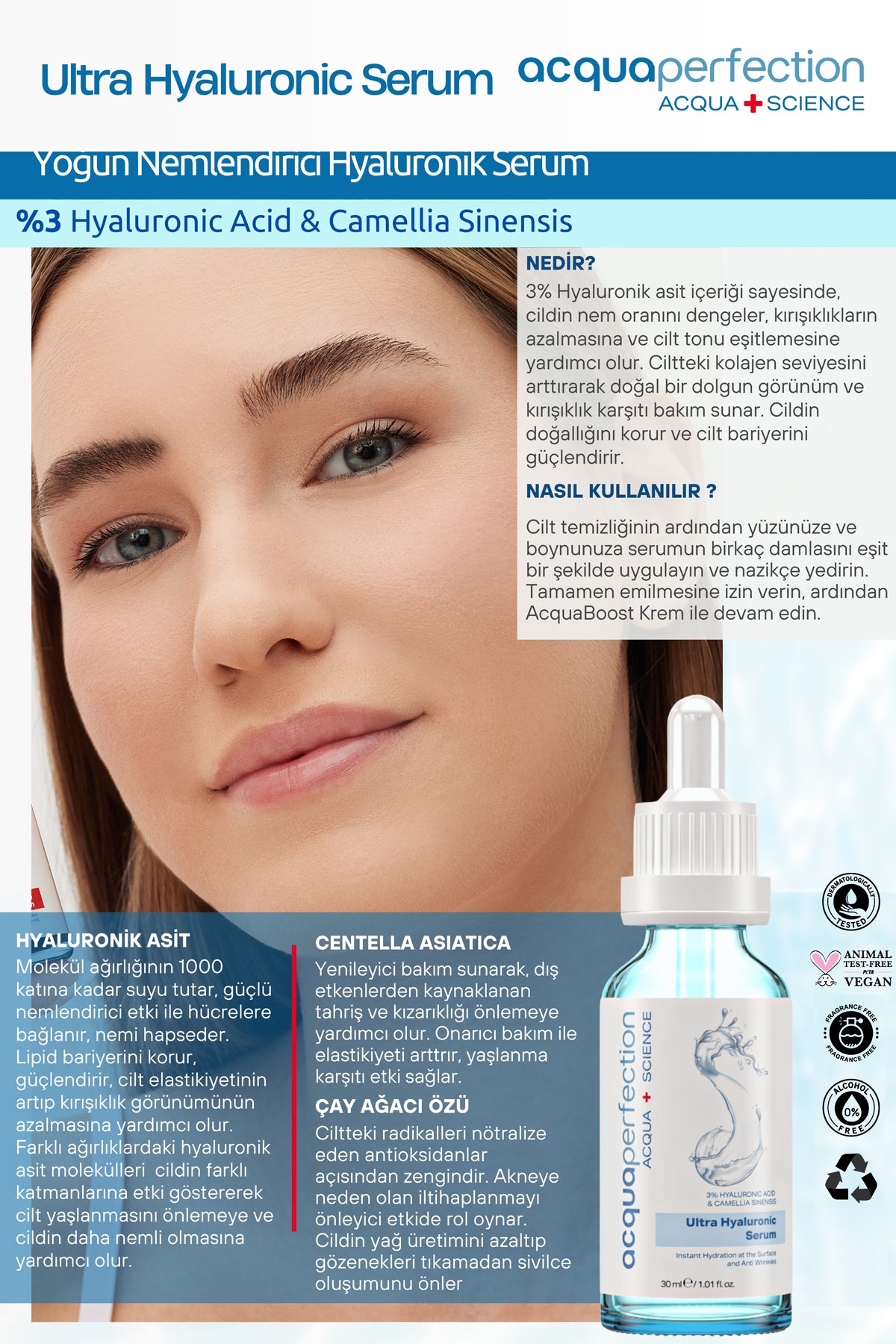 Ultra Hyaluronic Intensive Moisturizing Hyaluronic Serum 30 ml