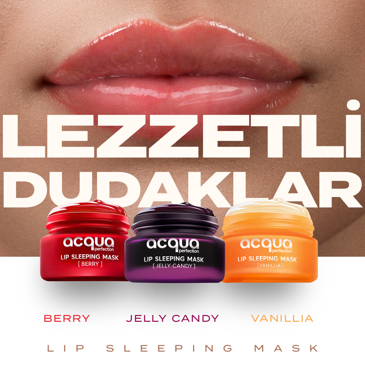 Lip Sleeping Mask Vanilla | Onarıcı & Canlandırıcı Dudak Maskesi |
