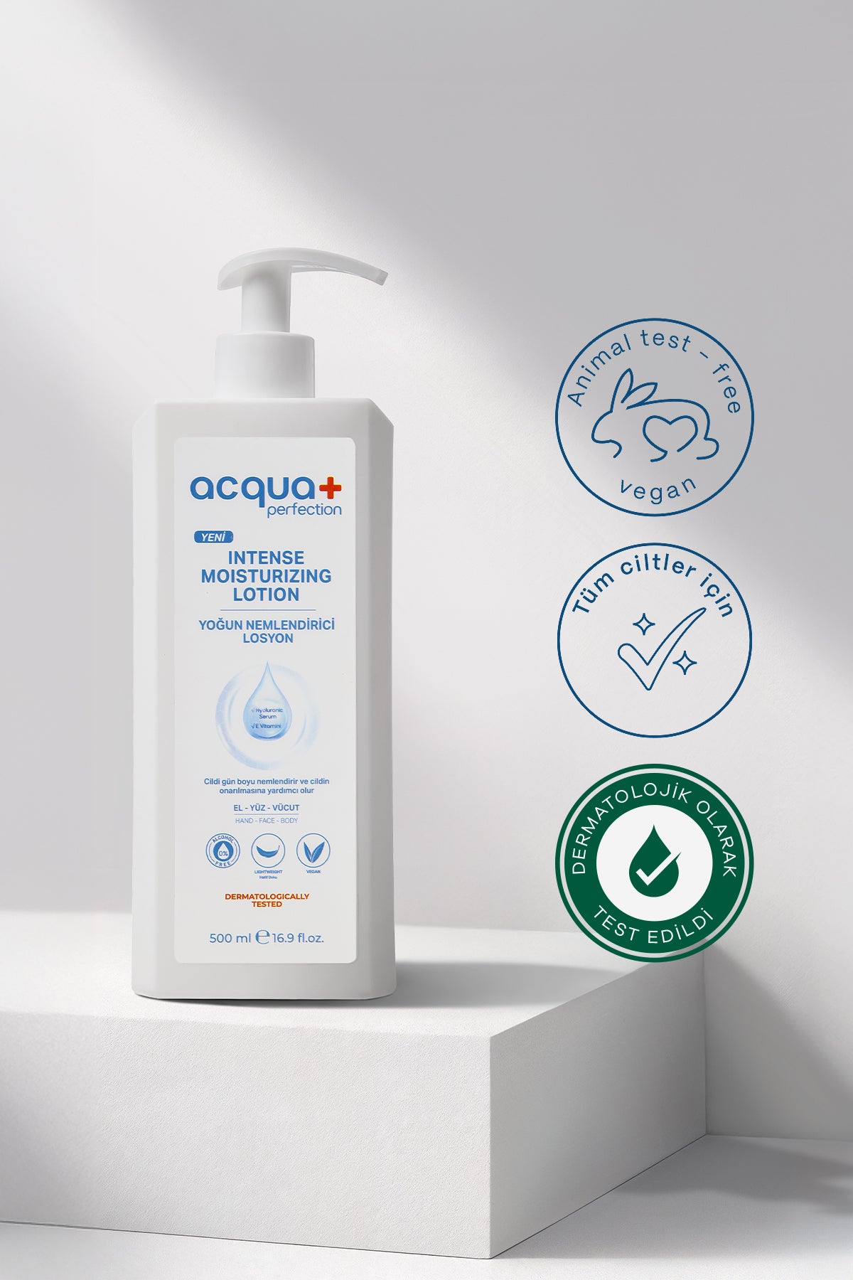 Intense Moisturizing Hand - Face - Body Lotion 500 ML