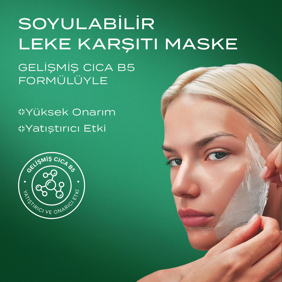 Phytox Cica B5 | Yatıştırıcı ve Onarıcı Soyulabilir Yüz Maskesi
